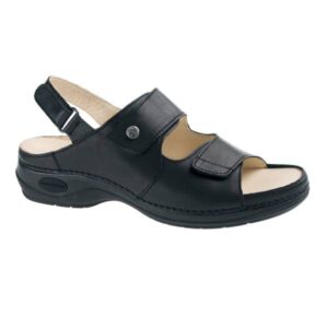 C911 Sandalia de senhora ajustavel Comfy Maldivas Preto