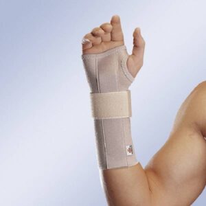 MF 60 Pulso elastico aberto com tala flexivel palmar removivel comprido Orliman