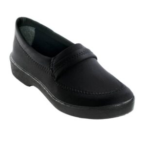 O753 Sapato em lycra Optimum Amendoa Preto