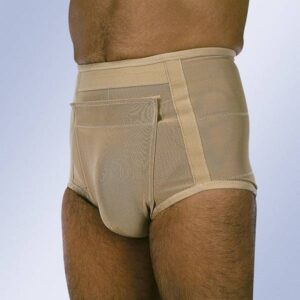 S 120 Slip para hernia inguinal para homem