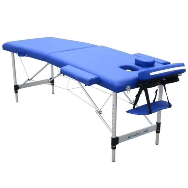 Marquesa de massagem dobrável em alumínio - Azul - 2